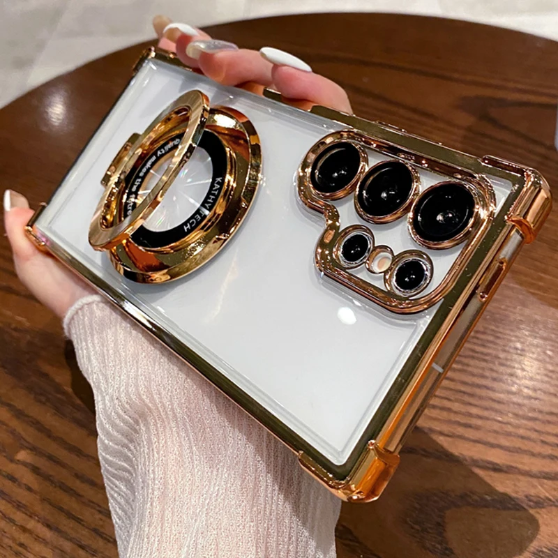 Four Corners Anti Drop Transparent Protective Case