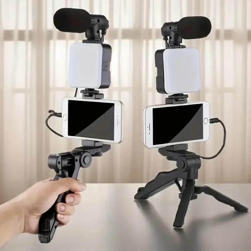SSmartphone Vlogging Kit with Tripod Phone Holder
