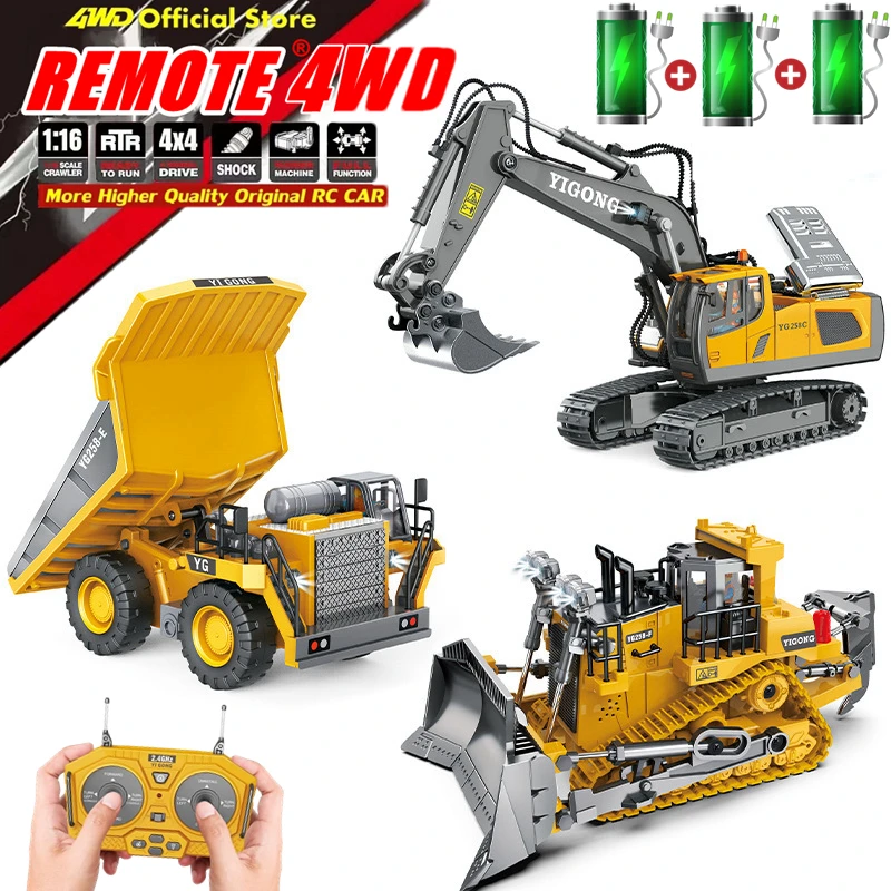 4WD Remote Control Excavator 4x4 Toy