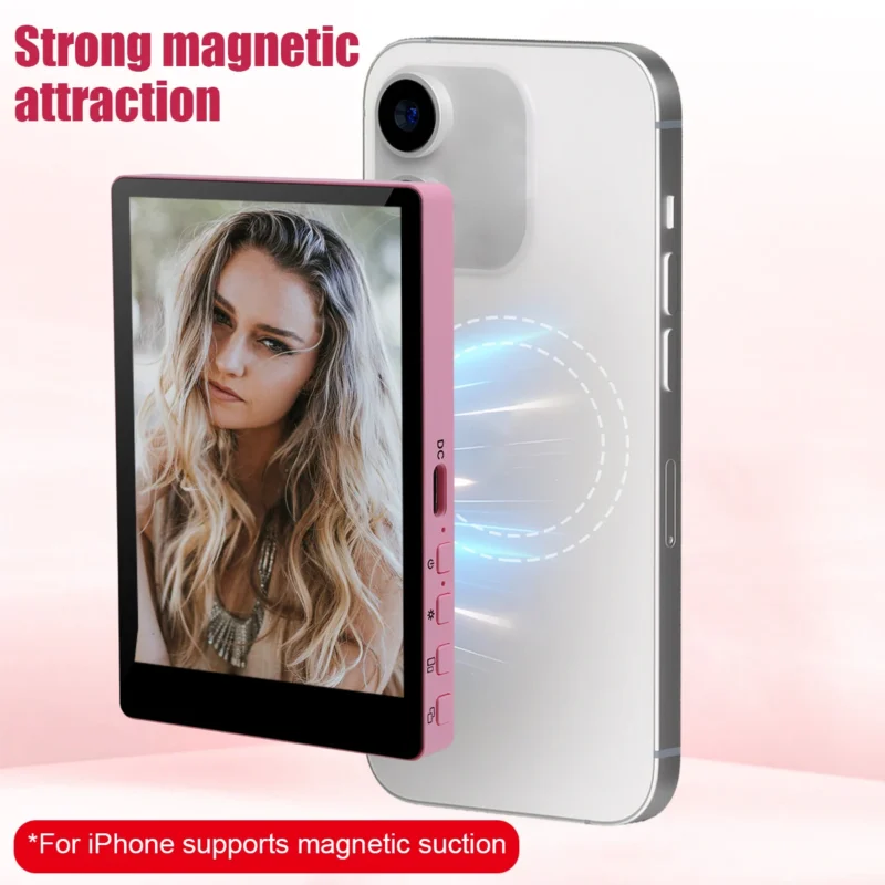 Wireless Magnetic Mount Vlog Selfie Monitor Screen