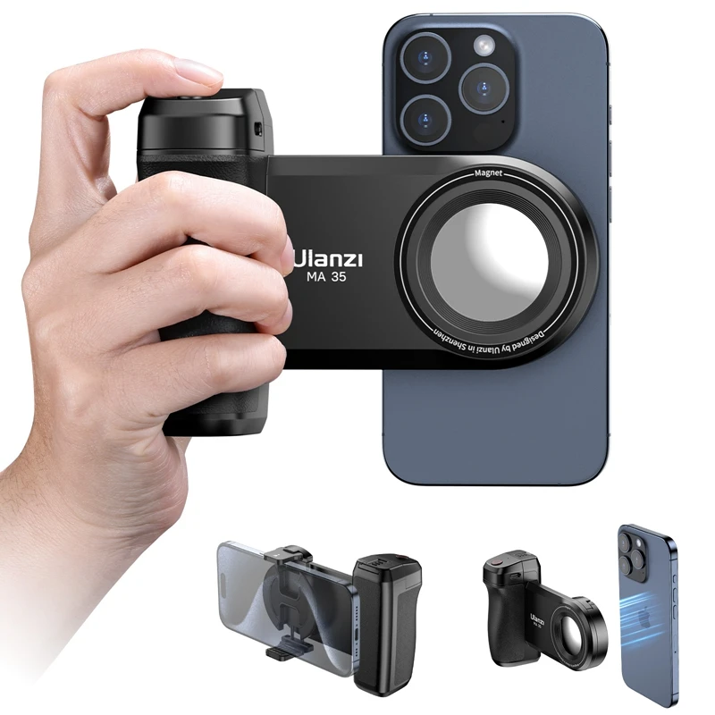 MagSafe Smartphone Camera Shutter Grip Bluetooth Selfie Handle