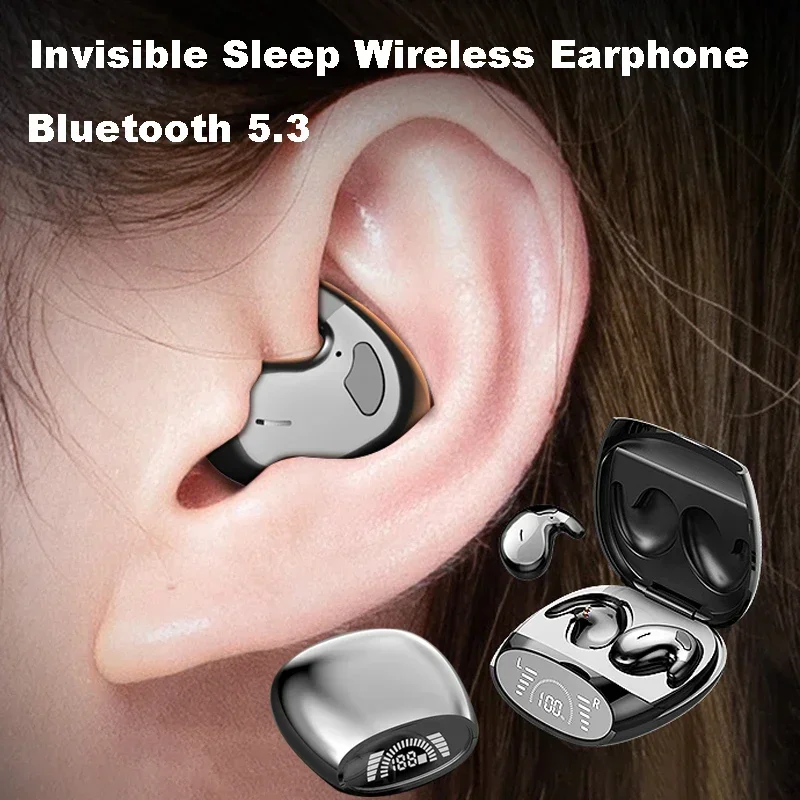 Sleep Invisible Stereo Headset IPX5 Waterproof Wireless Bluetooth Earphone