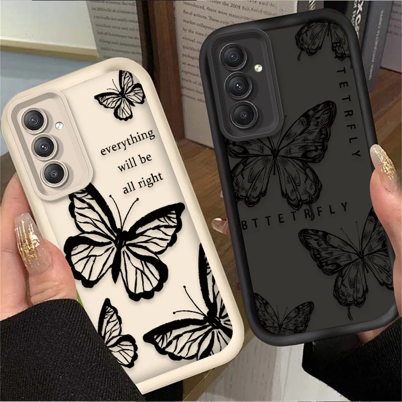 Advanced Art Black Butterfly Case