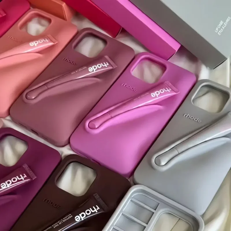 Summer Edition New Lipstick Lip Holder Soft Silicone Case