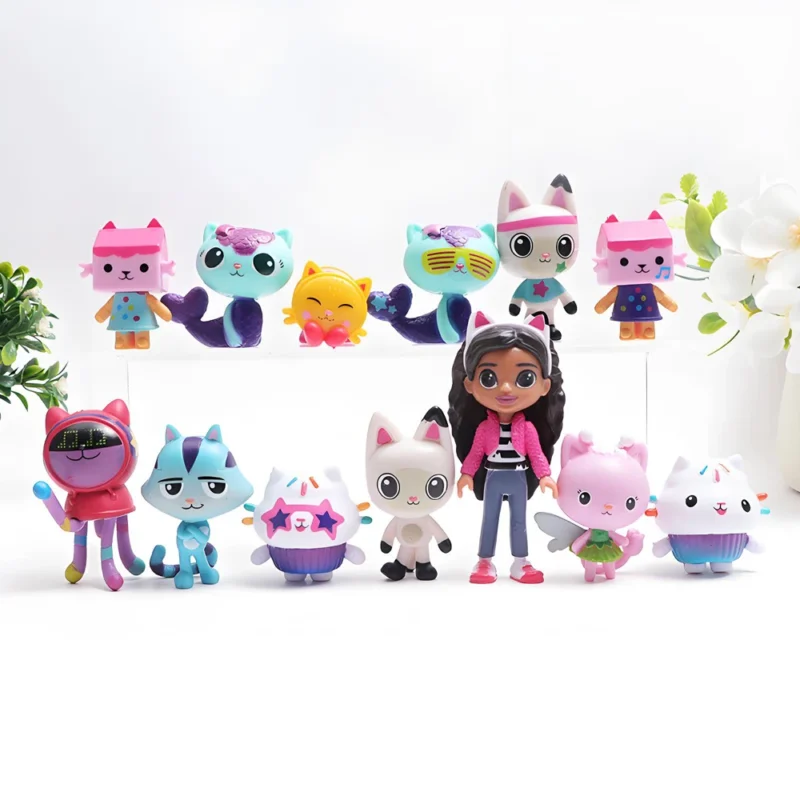 13pcs Dollhouse Anime Toy
