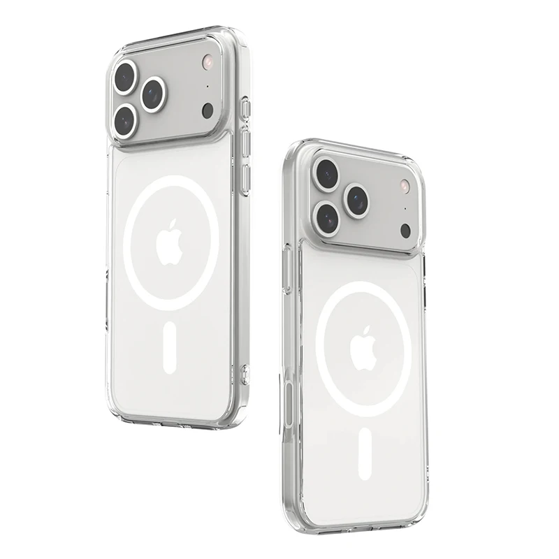 Shockproof For Magsafe Clear Magnetic Wireless Charge Case