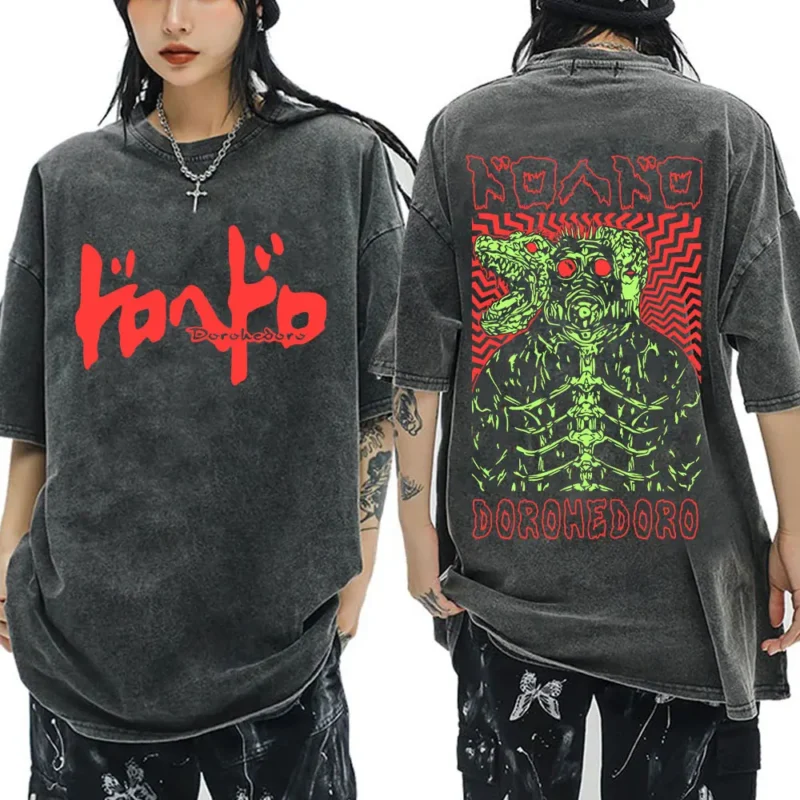 Anime Fashion Casual Cotton Oversized T-shirt
