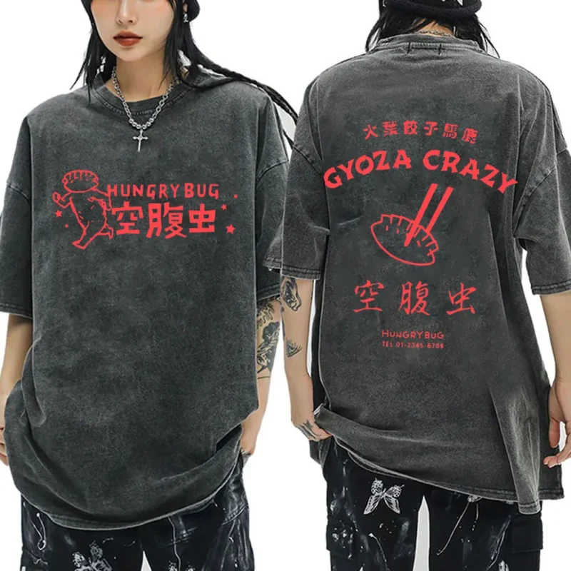 Anime Gothic Horror Oversized T Shirts