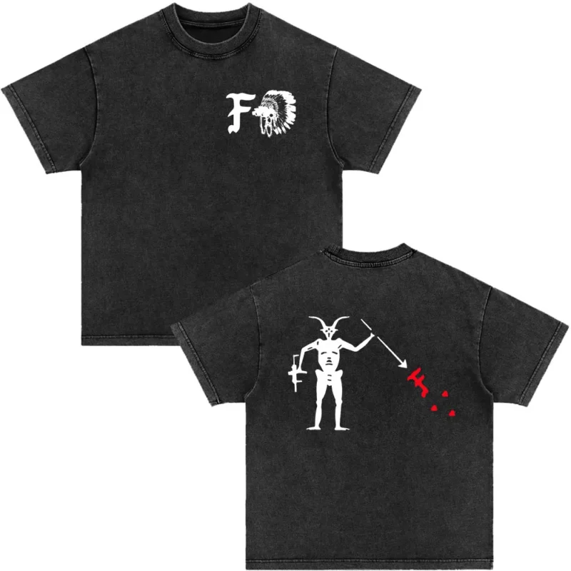 Forward Death Skeleton Punk Gothic T Shirts