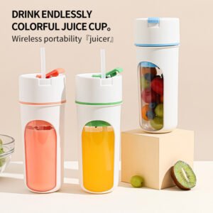 Ultra-Safe Portable USB Blender – 400ml Mini Personal Smoothie Maker