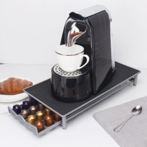 Dasouq Coffee Capsule Holder Drawer, Iron, European Style