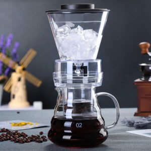Dasouq Glass Ice Drip Cold Brew Coffee Pot