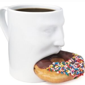 Dasouq Double-Layer Ceramic Face Mug with Handle