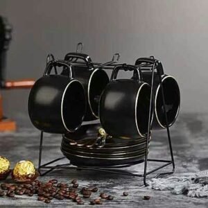 Dasouq Matte Ceramic Coffee Mug, Nordic Style, Bone China