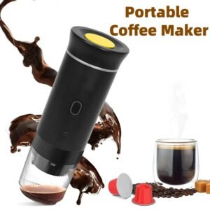 3-in-1 Portable Espresso Machine, Rechargeable, 60ml