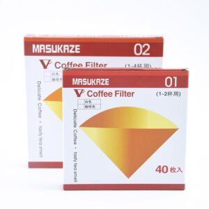Sector Coffee Filter Paper, 40 Sheets, Wood Pulp