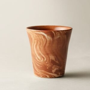 Dasouq Handmade Japanese-Style Porcelain Coffee Mug, 200ml