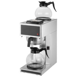 Commercial Drip Coffee Maker, 12 Cup, 2 Carafes
