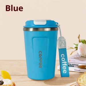 Double-Layer Vacuum Insulated Coffee Cup, 380ml