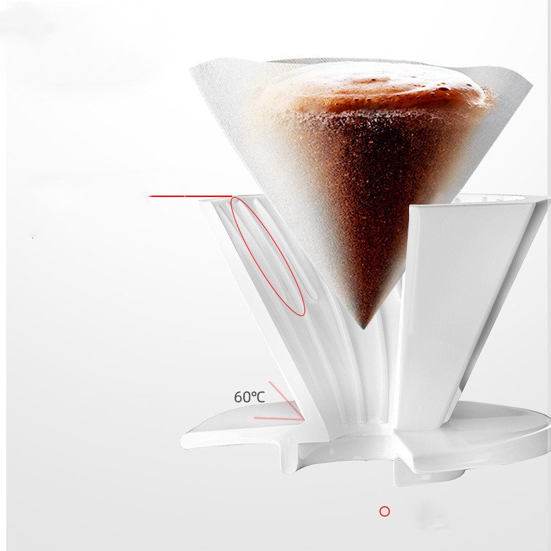 Octagonal Ceramic V60 Pour-Over Filter Cup